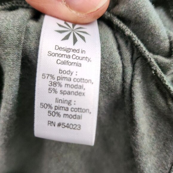 Athleta Jasper Green Ruched Tulip Hem Seeker T-Shirt Dress Size Small - Picture 6 of 11